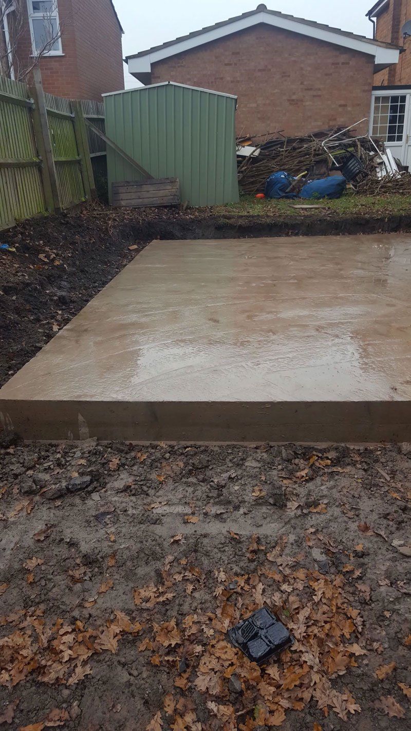 concrete patio