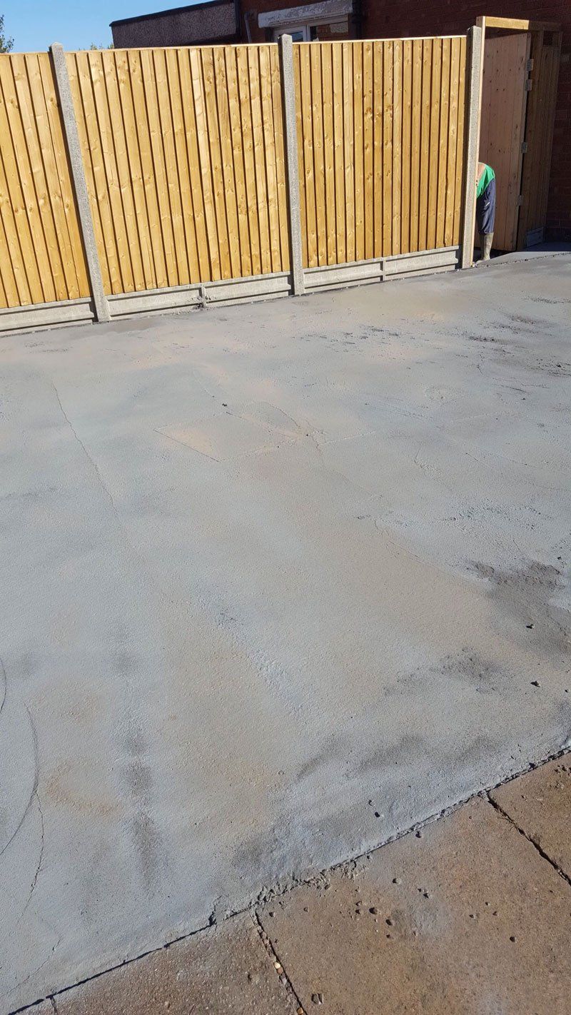 concrete and fencing