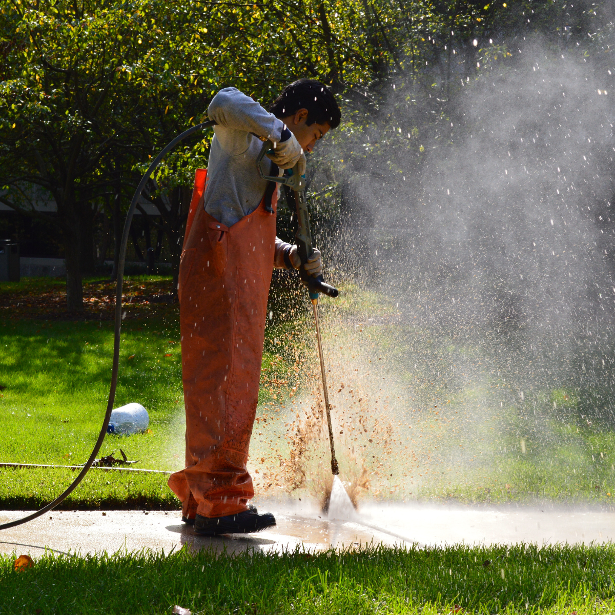 power washing