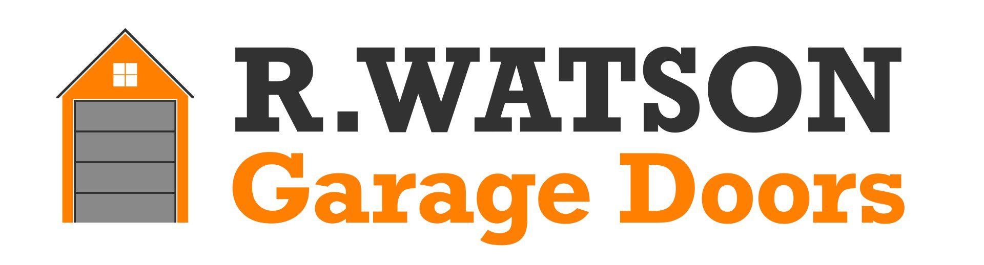 R. Watson garage doors logo