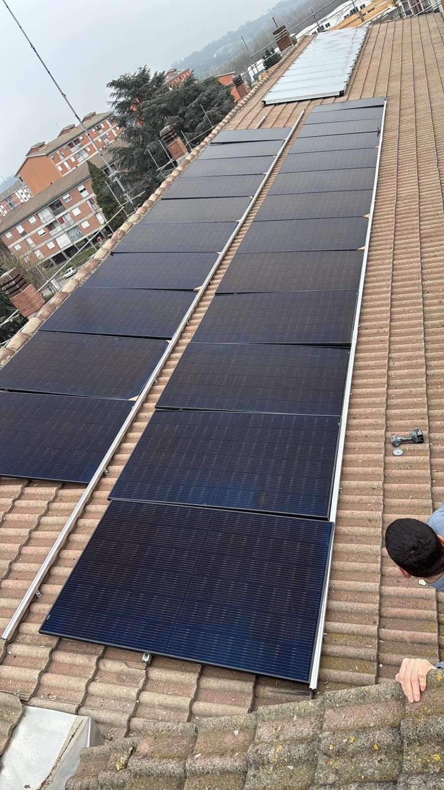 Pannelli solari su abitazione privata