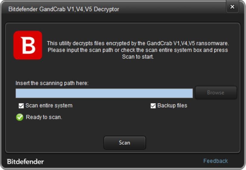 Program dekripsi GandCrab
