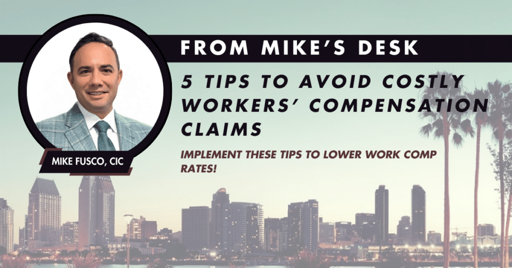 Top 5 Tips for Avoiding Workers’ Compensation Claims