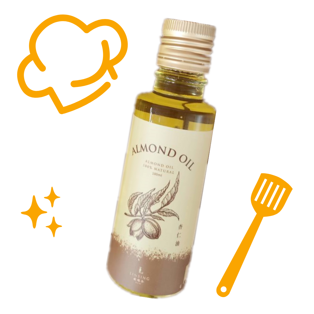 《LINSING 林銀杏官方直營》冷壓初榨堅果杏仁油 100ml