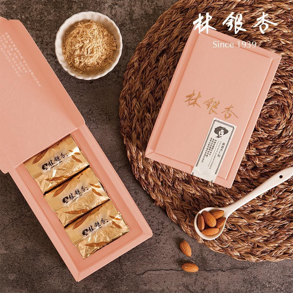 《LINSING 林銀杏官方直營》嚴選杏仁粉300g(100g x 3包)