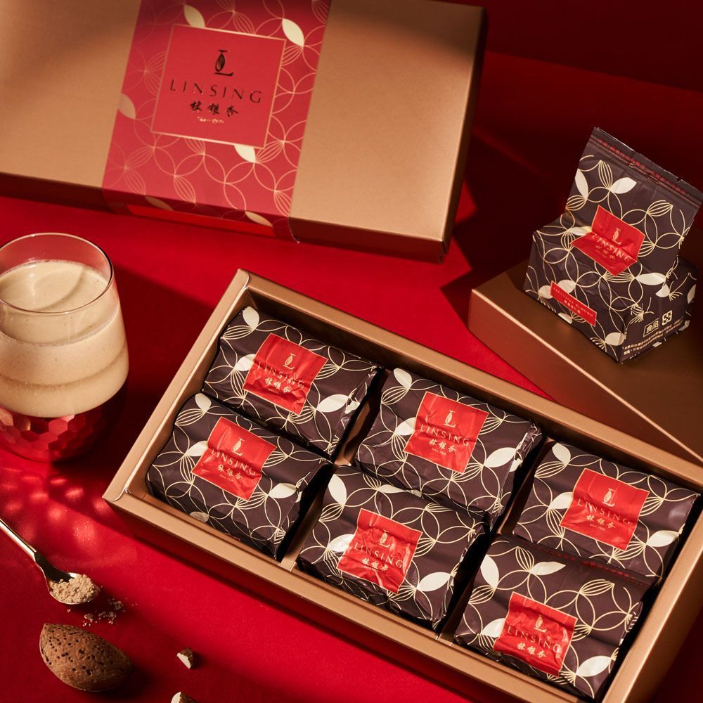 《LINSING 林銀杏官方直營》嚴選杏仁紅薏仁粉600g(100g x 6包)