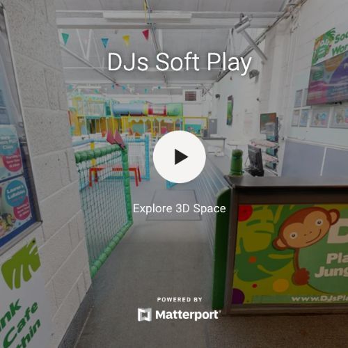 A virtual tour of a restaurant called dj 's soft play