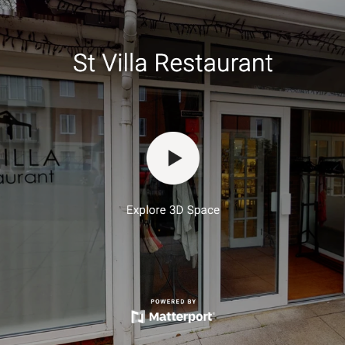 A video of the st villa restaurant is being played