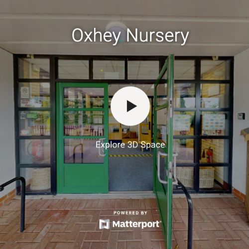 A virtual tour of oxhey nursery is powered by matterport