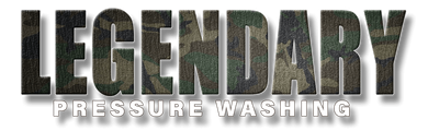 legendary pressure washing logo