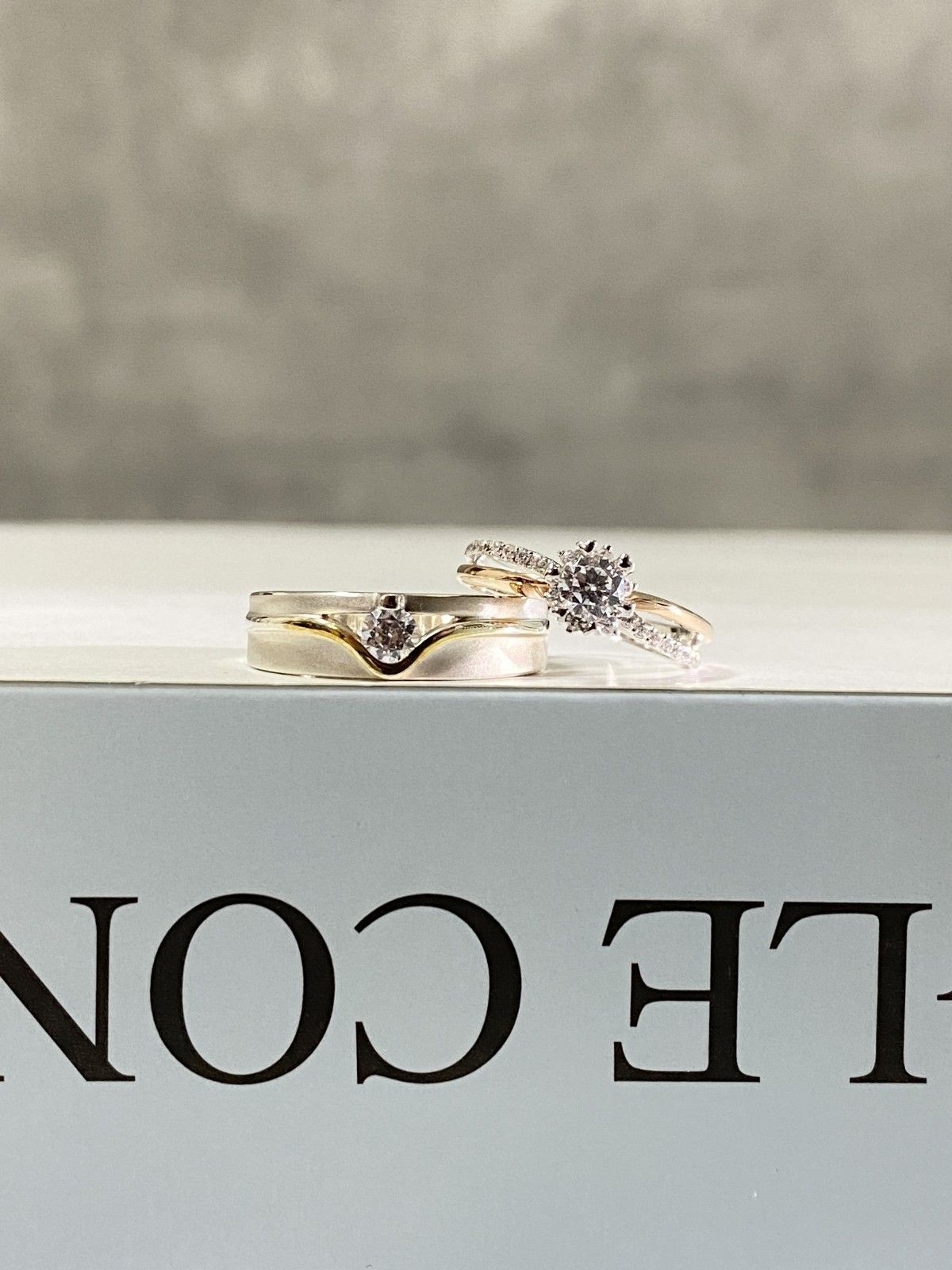 天然鑽石對戒(3)