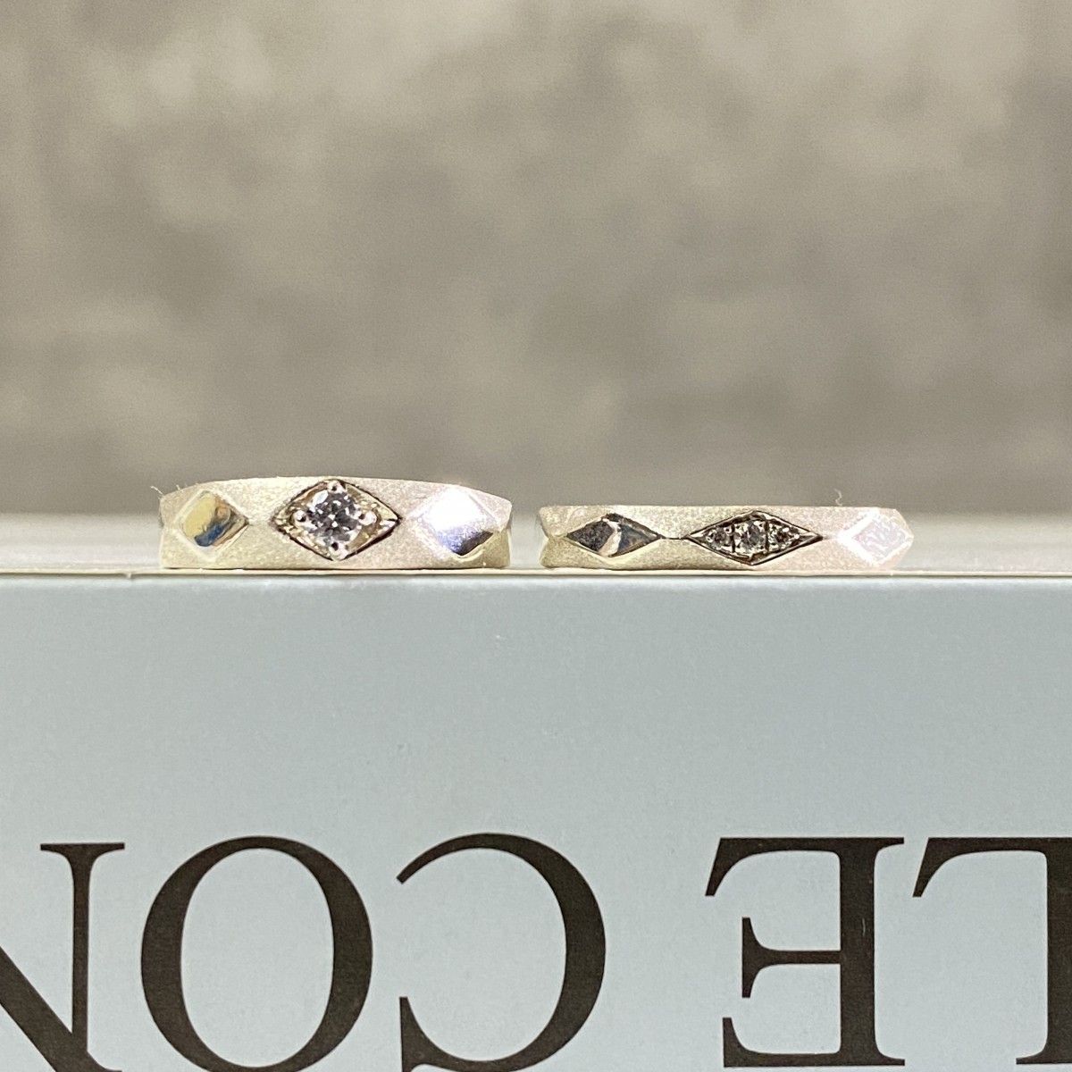 天然鑽石對戒(4)