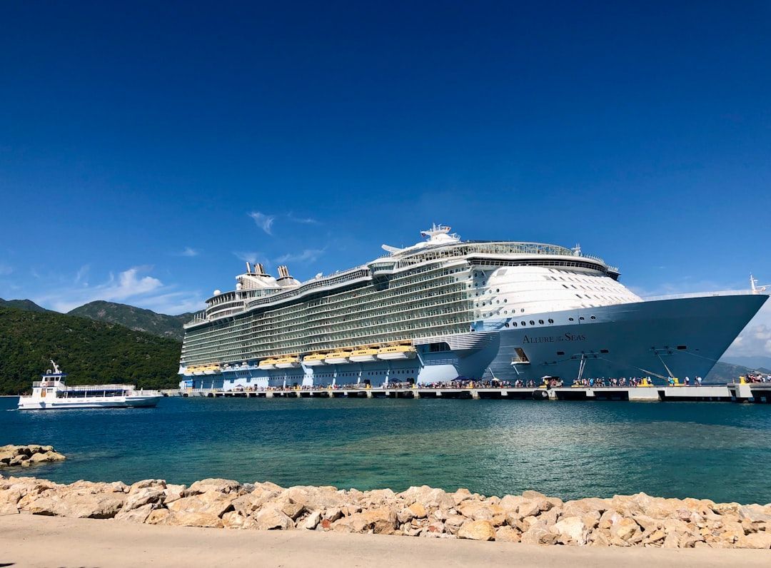 Allure of the Sea at a dock