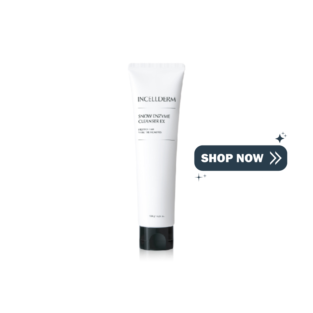 Incellderm Korean Skincare Snow Enzyme Cleanser EX