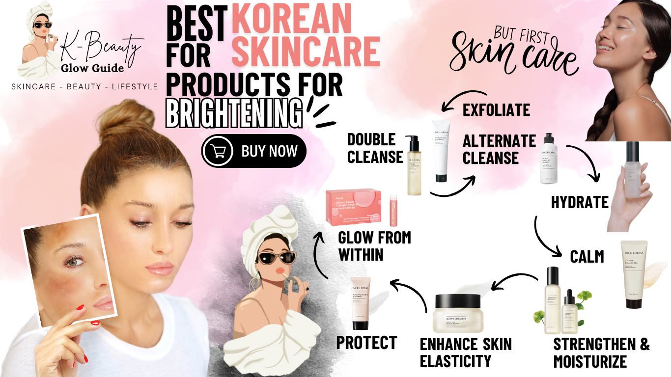 best korean skincare products for brightening