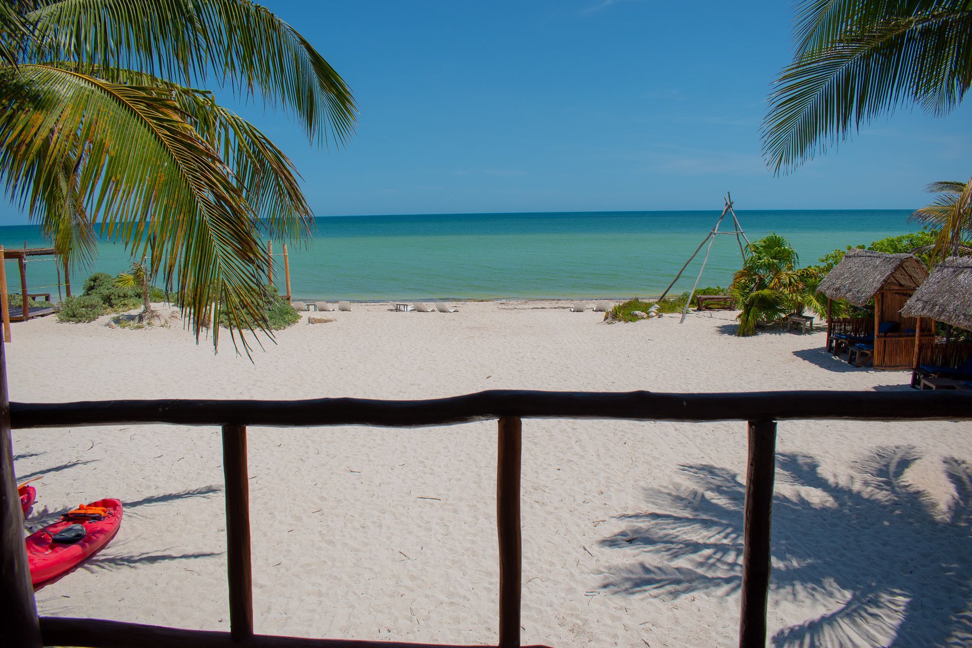 Vista al mar en Tecnohotel Beach
