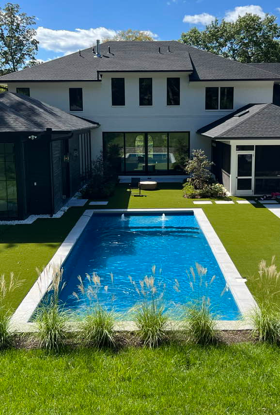Modern Pool —The Brooklyn Fiberglass Pool Model, Nashville, TN