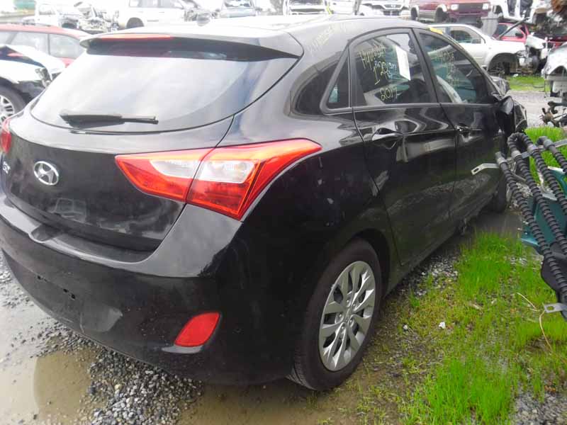 back end of black car