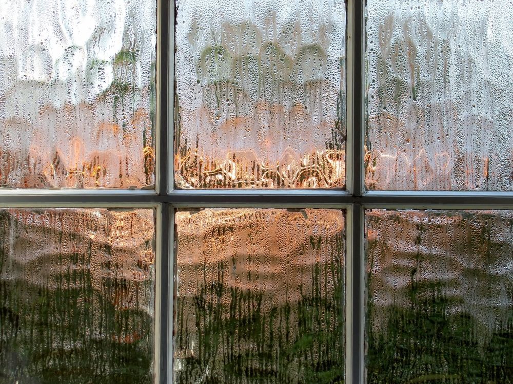 Condensation and Water Droplets Coat a Window Pane — Channel Glazing In Electrona, TAS