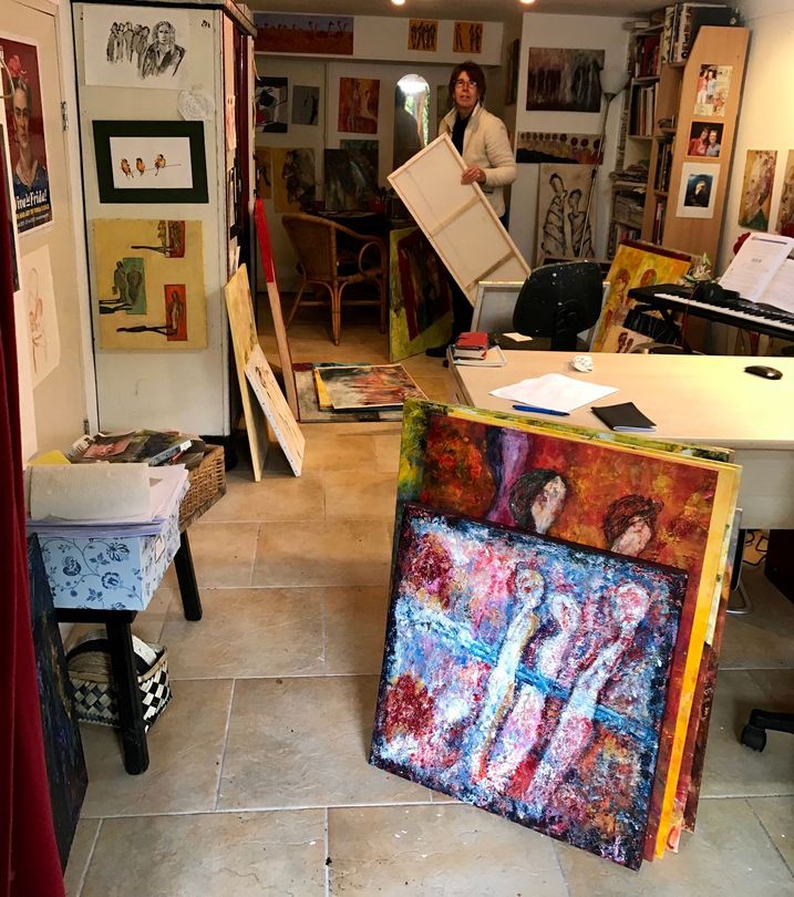 In mijn atelier