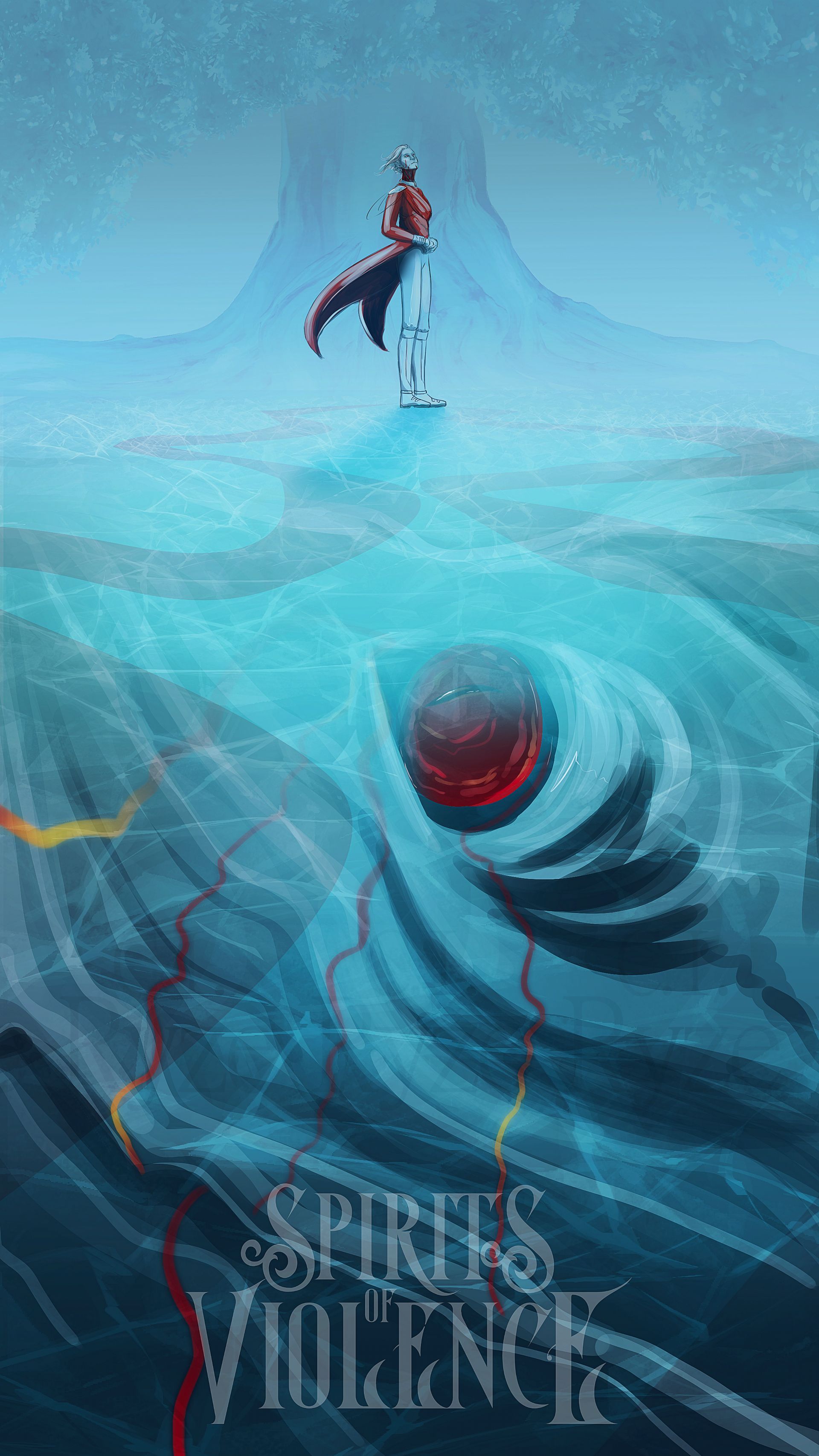 Ein Poster für ein Videospiel namens Spires of Violence