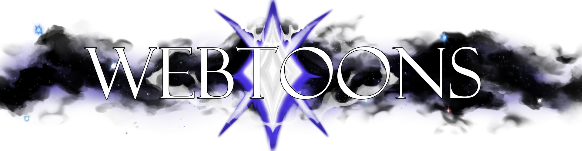 Ein Logo für Webtoons, aus dem Rauch aufsteigt