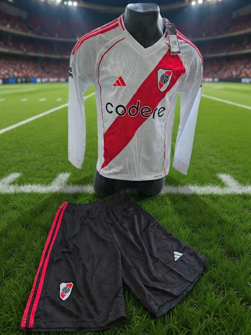 CONJUNTO MANGA LARGA DEL RIVER PLATE LOCAL