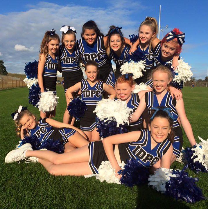 Cheerleaders On The Field — Dance Lessons in Medowie, NSW