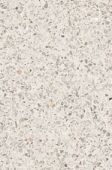 A close up of a white granite counter top.