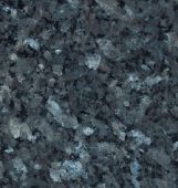 A close up of a blue granite counter top.