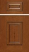 A close up of a wooden door with a white line.