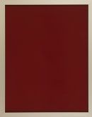 A red square with a white frame on a white background.