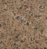 A close up of a brown granite counter top.