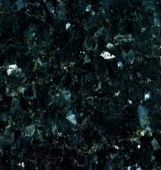 A close up of a black granite counter top.