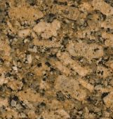 A close up of a brown granite counter top.