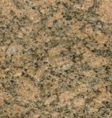 A close up of a brown granite counter top.