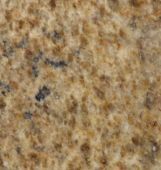 A close up of a brown granite counter top.