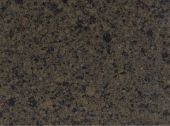 A close up of a brown granite counter top.