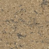A close up of a brown granite counter top.
