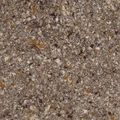 A close up of a brown granite counter top.