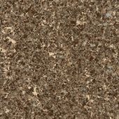 A close up of a brown granite counter top.