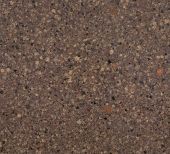 A close up of a brown granite counter top.