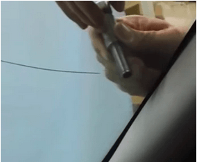 injecting-1600-cps-into-edge-crack-of-the-windshield-professional-windshield-repair