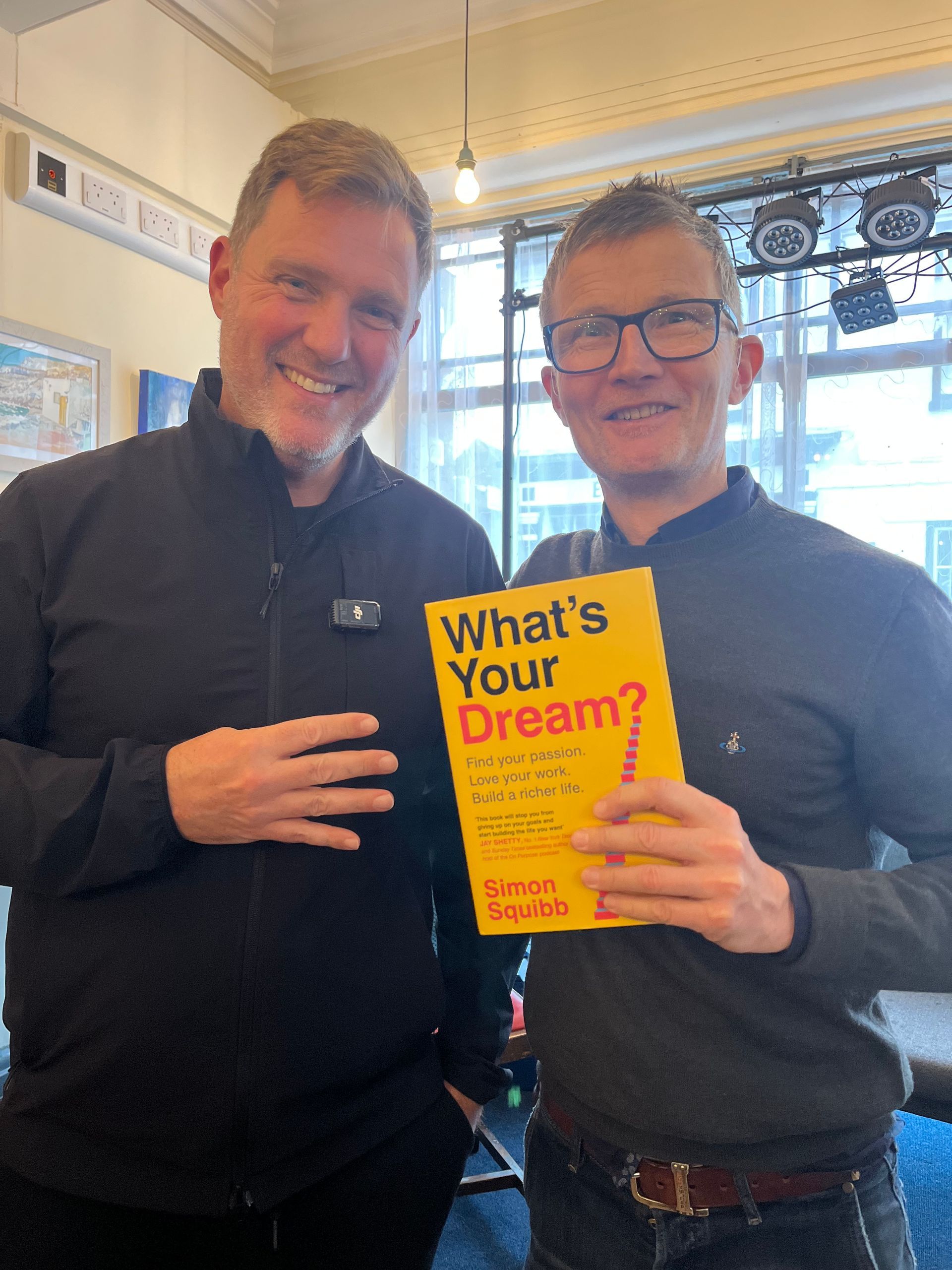 Tim Parkhouse with @SimonSquibb