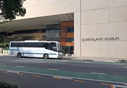 Happy Couple at the Backseat of the Car — Keppel Coaches in Rockhampton, QLD