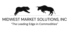 Logo of Midwest Market Solutions, Inc.: a bear and bull face off above the company name and tagline.
