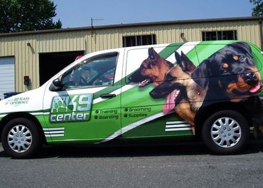 The K-9 Center Company Van