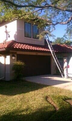 Painting the Second Story of House — Orlando, FL — Orlando Painting Co Inc