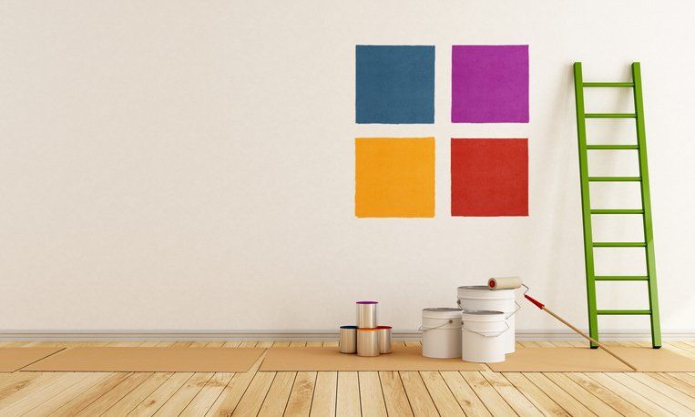 Color Swatch on the Wall — Orlando, FL — Orlando Painting Co Inc