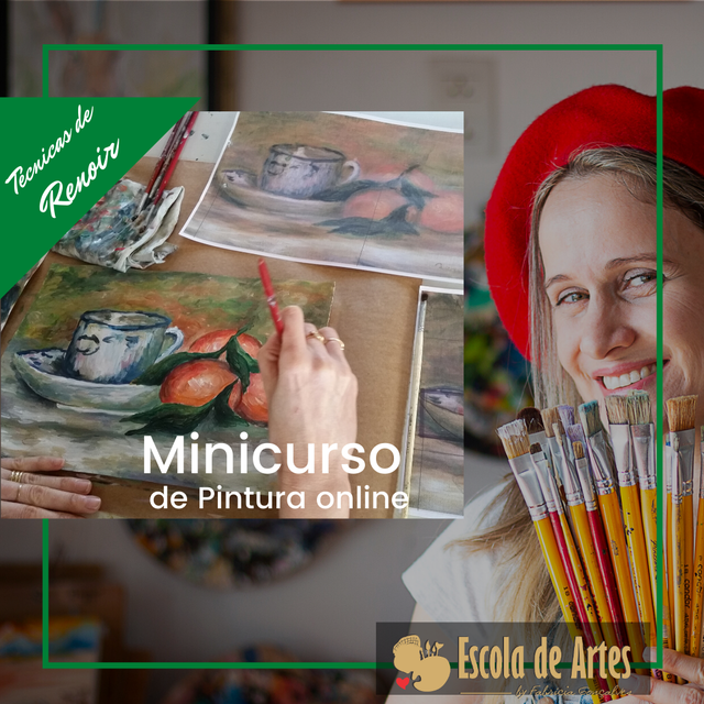 Cursos online de desenho e pintura